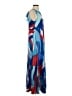 Susan Graver Graphic Blue Casual Dress Size S (petite) - photo 4