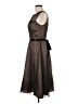 Jessica Howard 100% Polyester Metallic Brown Cocktail Dress Size 8 - photo 5