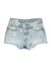 Levi's 100% Cotton Blue Denim Shorts Size 24 waist - photo 1