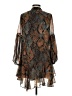 VICI 100% Polyester Paisley Brown Cocktail Dress Size S - photo 2