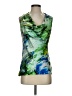 Robert Rodriguez Green Sleeveless Blouse Size 4 - photo 1