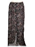 Chenault 100% Polyester Paisley Black Casual Skirt Size L - photo 1