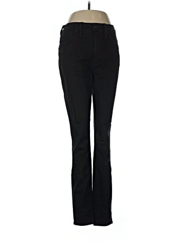 Madewell 10" High-Rise Skinny Jeans in Black Frost (view 1)
