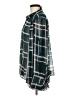 CAbi 100% Polyester Plaid Green Long Sleeve Blouse Size M - photo 5