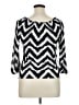 Carol Rose Silver 3/4 Sleeve Blouse Size XL - photo 2