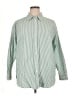 Universal Thread 100% Cotton Stripes Green Long Sleeve Button-Down Shirt Size XL - photo 1