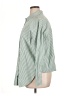 Universal Thread 100% Cotton Stripes Green Long Sleeve Button-Down Shirt Size XL - photo 5