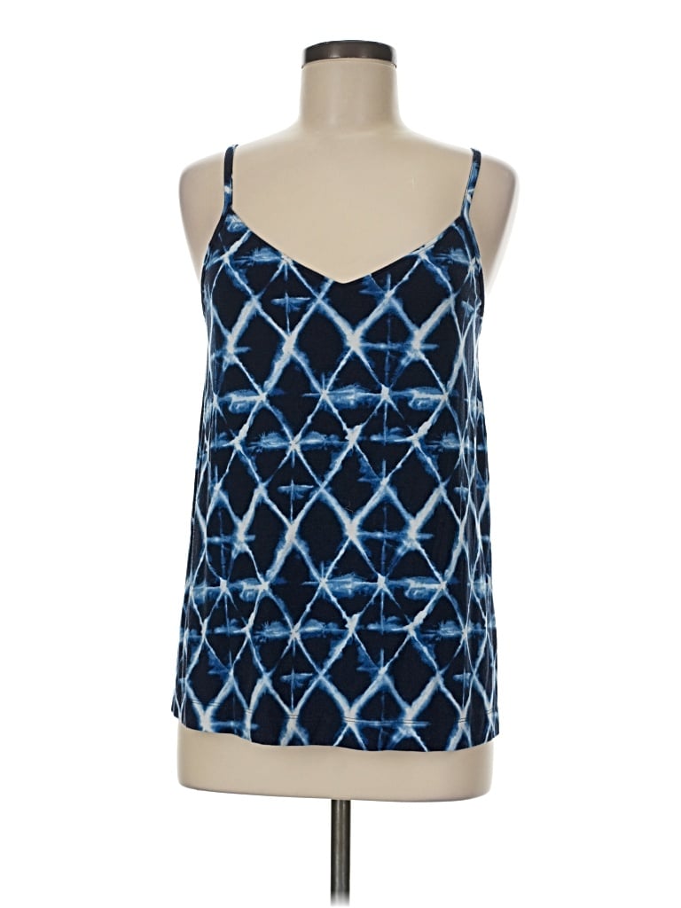 Pre-owned Soma Sleeveless Top Blue Square Neckline Tops