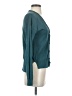 Ann Taylor LOFT 100% Cotton Teal Cardigan Size XS - photo 4