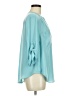 Torrid 100% Polyester Teal 3/4 Sleeve Blouse Size Med Plus (00) - photo 4