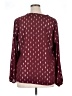 Papermoon 100% Polyester Burgundy Long Sleeve Blouse Size XL - photo 2