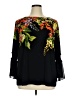 Susan Graver Black 3/4 Sleeve Blouse Size XL - photo 1