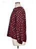 Papermoon 100% Polyester Burgundy Long Sleeve Blouse Size XL - photo 5