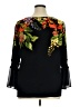 Susan Graver Black 3/4 Sleeve Blouse Size XL - photo 2