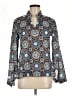 Tory Burch Blue Long Sleeve Blouse Size 6 - photo 1