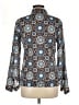Tory Burch Blue Long Sleeve Blouse Size 6 - photo 2