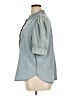 Gap 100% Cotton Blue Short Sleeve Blouse Size XL - photo 5