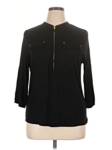 Premise Studio 3/4 Sleeve Blouse (view 1)
