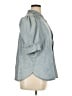 Gap 100% Cotton Blue Short Sleeve Blouse Size XL - photo 4