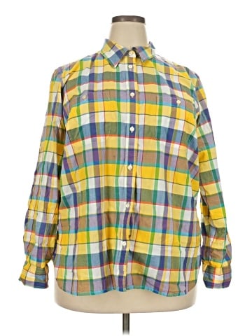 Lauren Jeans Co. Long Sleeve Button-Down Shirt (view 1)