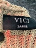 VICI 100% Polyester Tan Cardigan Size L - photo 7