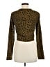 Hyfve 100% Polyester Animal Print Brown Cardigan Size M - photo 2