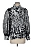 Stylewe 100% Polyester Animal Print Silver Long Sleeve Blouse Size S - photo 1