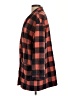Minkpink Plaid Orange Coat Size L - photo 5