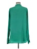 Equipment 100% Silk Solid Green Blouse Size M - photo 2