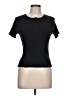 ON FIRE 100% Cotton Black Short Sleeve Henley Size L - photo 1