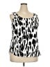 Apt. 9 100% Polyester Silver Sleeveless Blouse Size XXL - photo 1