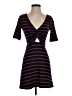 Assorted Brands Stripes Black Casual Dress Size XS - photo 1