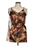 Saress Brown Sleeveless Blouse One size - photo 1