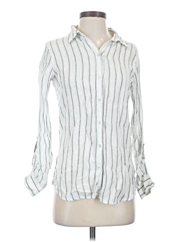 Sigrid Olsen Long Sleeve Button-Down Shirt (view 1)