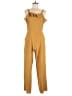 Piper & Scoot 100% Polyester Solid Gold Jumpsuit Size L - photo 1