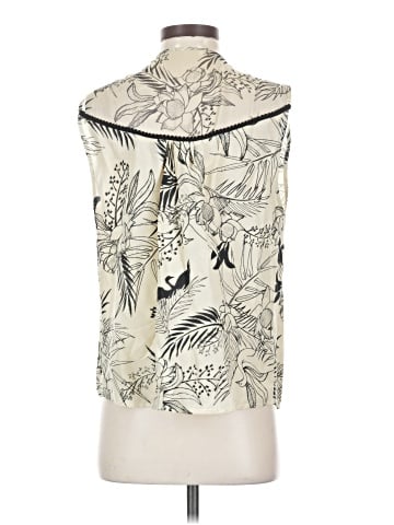 Heidi Merrick Sleeveless Silk Top (view 2)