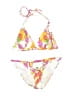 Manuel Canovas Floral White Two Piece Swimsuit Size 6 - 8 - photo 1