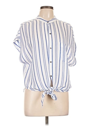 Olivaceous Short Sleeve Blouse (view 1)