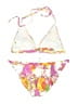 Manuel Canovas Floral White Two Piece Swimsuit Size 6 - 8 - photo 2