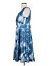 Grace Karin Tie-dye Blue Cocktail Dress Size L - photo 5