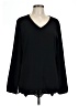 Unbranded 100% Polyester Black Long Sleeve Blouse Size L - photo 1