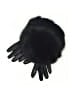 DENA 100% Leather Black Gloves Size 7 - photo 1