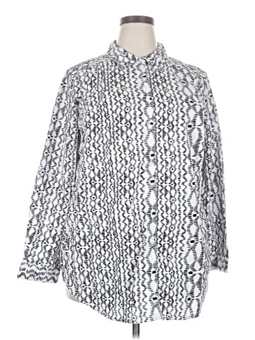Roaman's Long Sleeve Blouse (view 1)