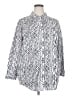 Roaman's Silver Long Sleeve Blouse Size 22w - photo 1