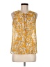 Fun2Fun 100% Polyester Yellow Sleeveless Blouse Size M - photo 1