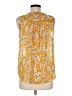 Fun2Fun 100% Polyester Yellow Sleeveless Blouse Size M - photo 2