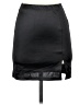 Shein Solid Black Casual Skirt Size XS - photo 1