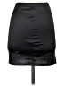 Shein Solid Black Casual Skirt Size XS - photo 2