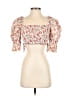 Playa Lucila Pink 3/4 Sleeve Blouse Size S - photo 1