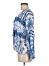 One World 100% Polyester Blue 3/4 Sleeve Blouse Size M - photo 5